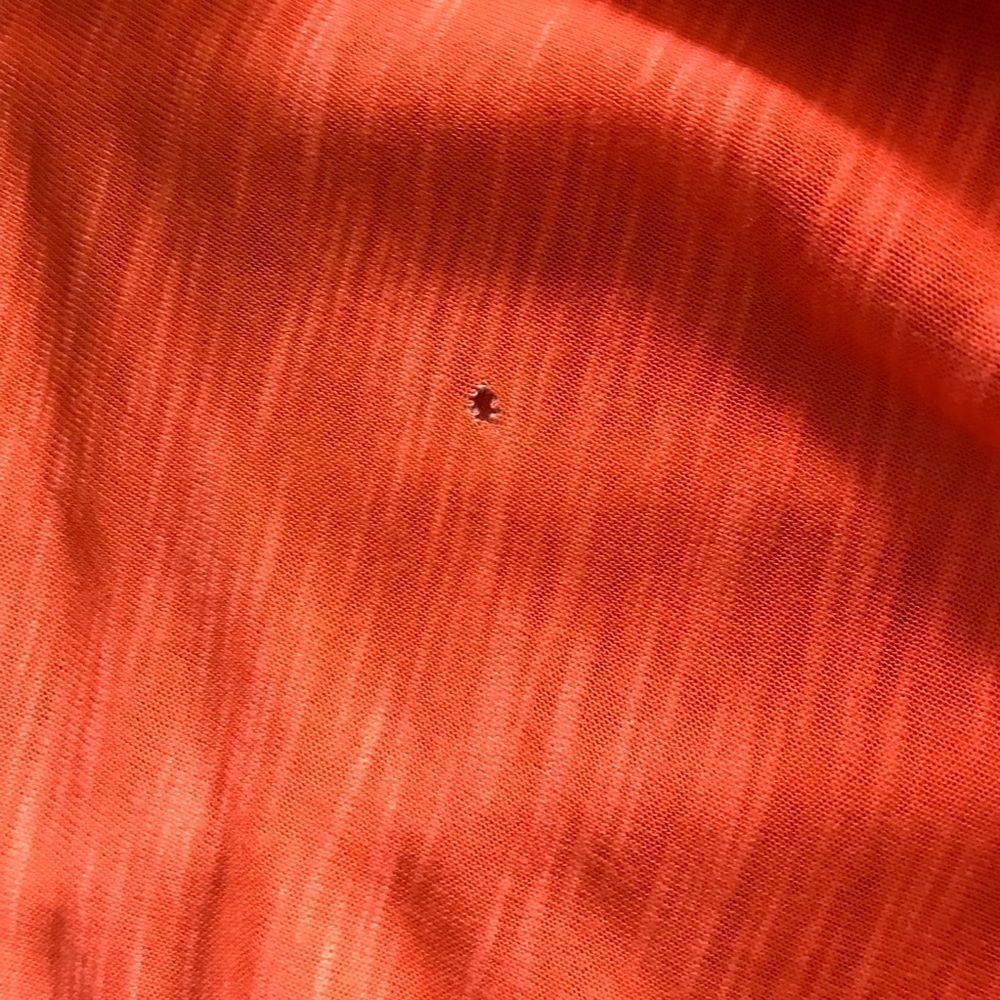 Tommy Bahama Orange Printed Maxi Dress w/ Pinholes Size S - Picture 5 of 14